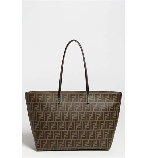 fendi roll bag bugs leather tote